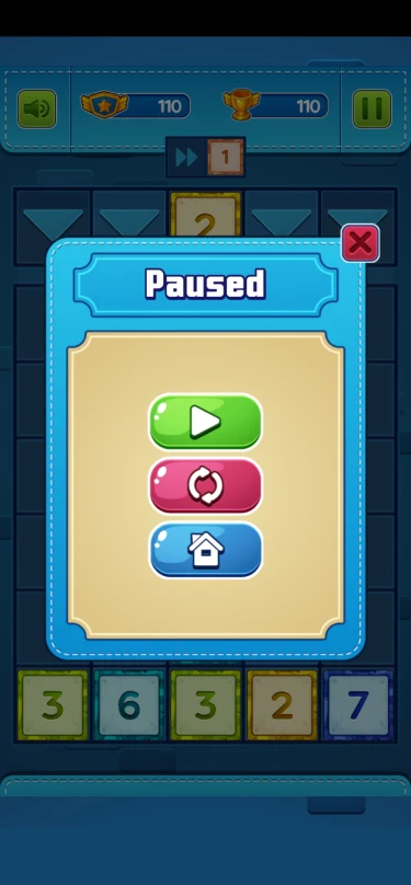 Drop N Merge Game screenshot