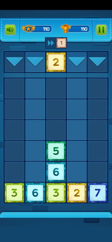 Drop N Merge Game screenshot